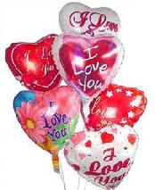 Heart party baloons