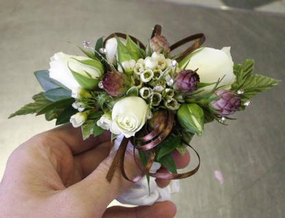 unique wrist corsages